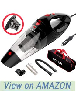 HOTOR Corded Car Vacuum, DC 12V Car Vacuum Cleaner High Power