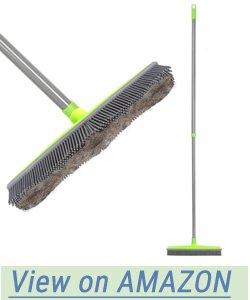 Landhope Extra Large Push Broom With Squeegee Edge